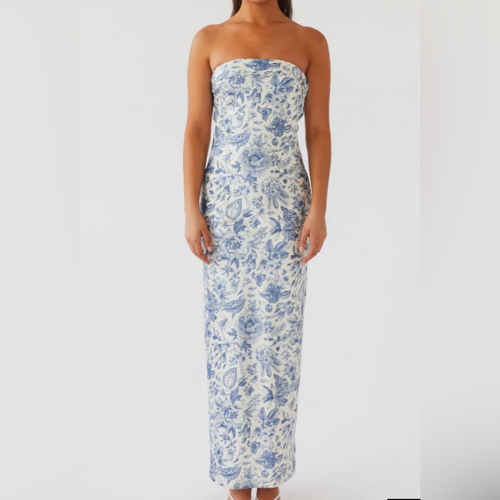 NWT Peppermayo - Maxi Dress - Blue Paisley